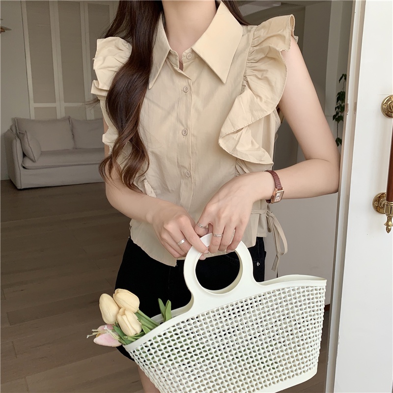 Áo Sát Nách Dáng Rộng Màu Trơn Thời Trang Mùa Hè Hàng Mới Dành Cho Bạn Nữ 65026