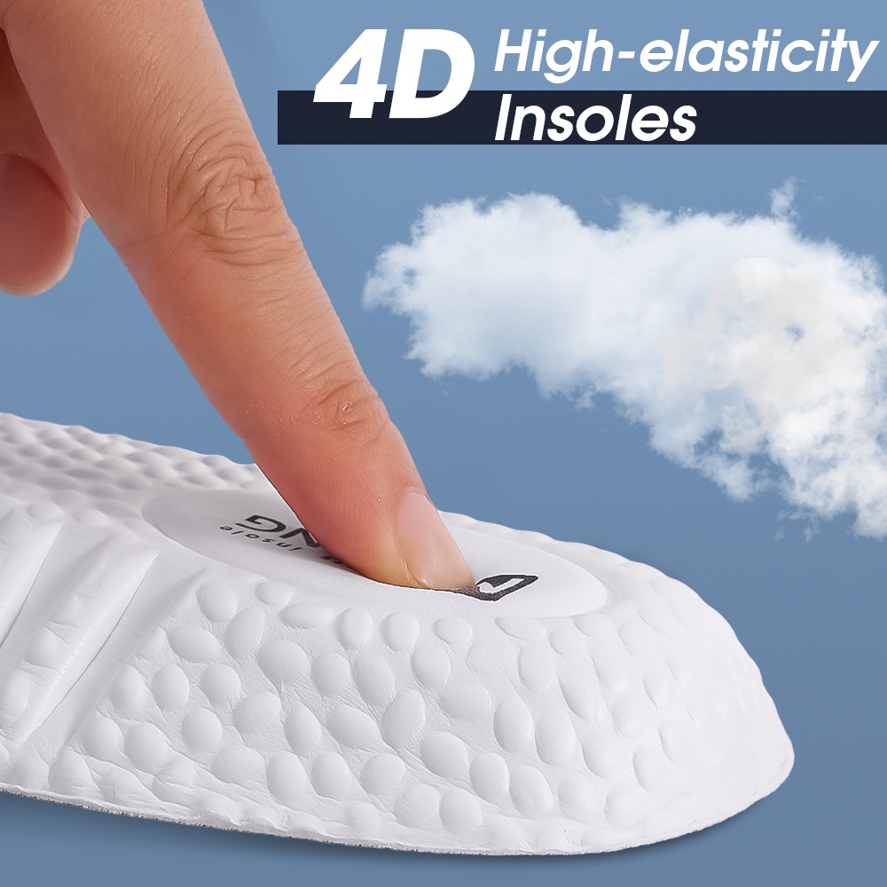 Đế Lót Giày Tăng Chiều Cao Bằng Xốp Hoạt Tính Mềm Mại Thoáng Khí Thoải Mái Có Thể Cắt Được Dành Cho Nam Và Nữ