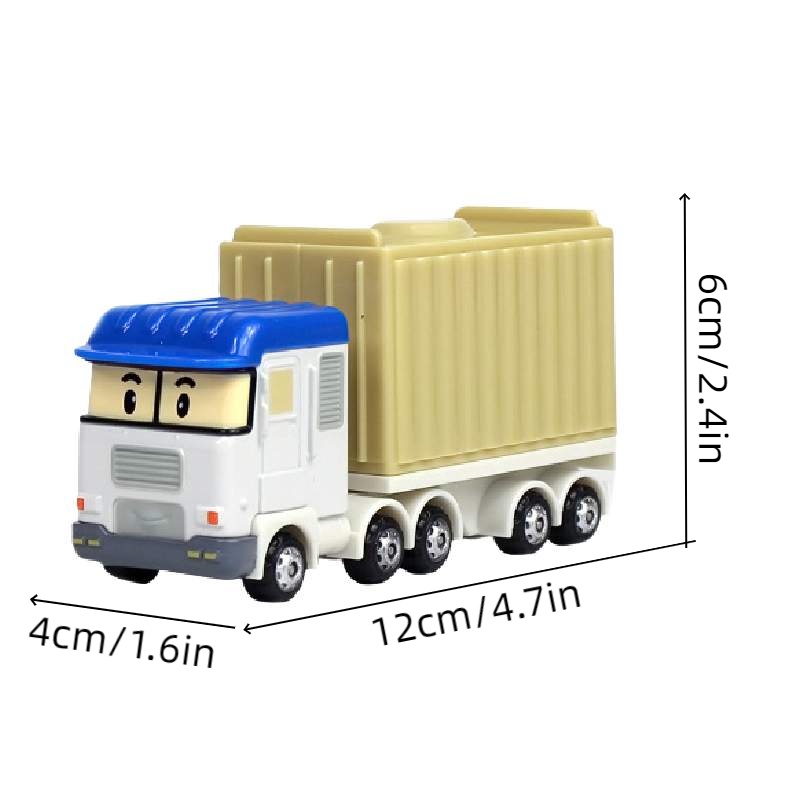 Mới Mô Hình Đồ Chơi Xe Robocar Poli Hoạt Hình Bằng Hợp Kim Dành Cho Trẻ