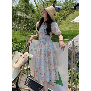 Đầm Hoa Eo Hẹp Phong Cách Mùa Hè Mới