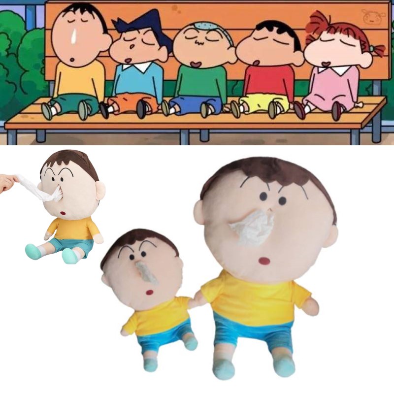 Hộp Đựng Khăn Giấy 50cm Hình Cậu Bé Bút Chì Shin-chan Nhồi Bông Dễ Thương Vui Nhộn Cho Người Lớn Và Trẻ Em