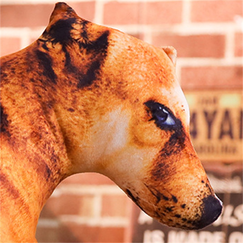 Thú Nhồi Bông Hình Con Chó 3d 20cm / 50cm / 70cm