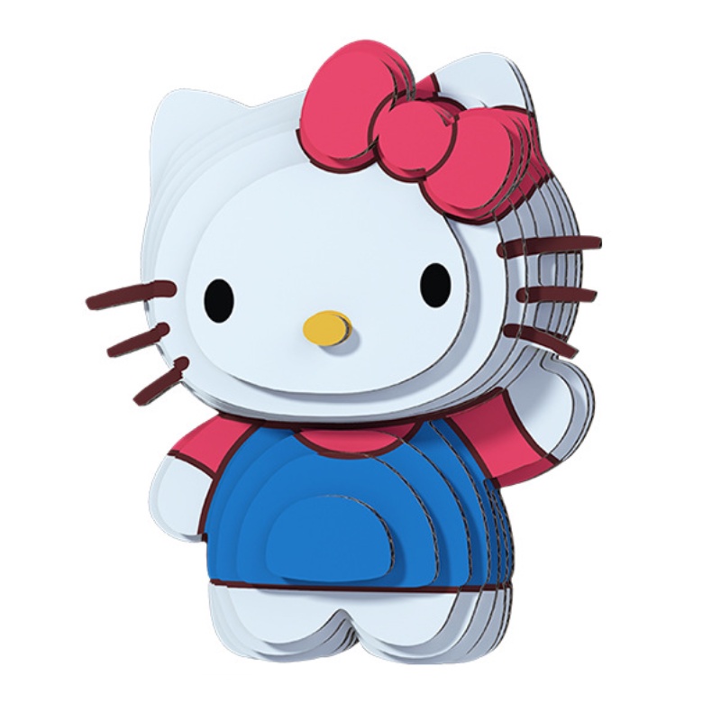 SANRIO Bộ Xếp Hình 3D Hình Hello Kitty