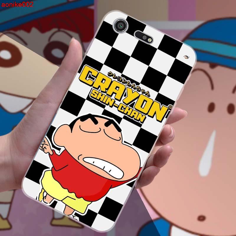 Ốp Điện Thoại TPU Dẻo Họa Tiết Hoạt Hình Cậu Bé Bút Chì Cho Sony Xperia Z3 Z5 XZ1 XZ2 XZ Premium XZ3 XZ4 Compact 02