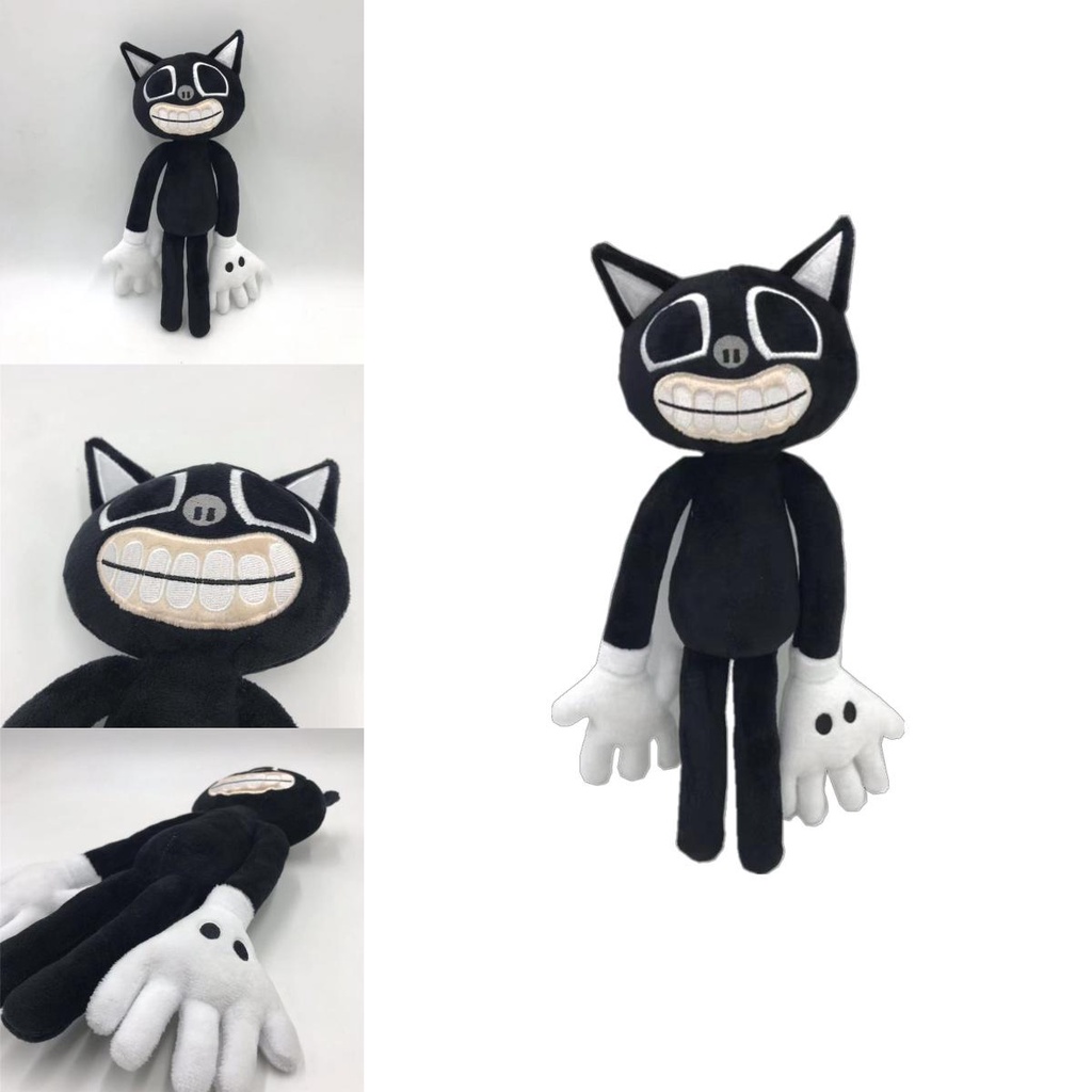 Thú nhồi bông đồ chơi mô phỏng nhân vật mèo đen trong phim kinh dị Siren Head