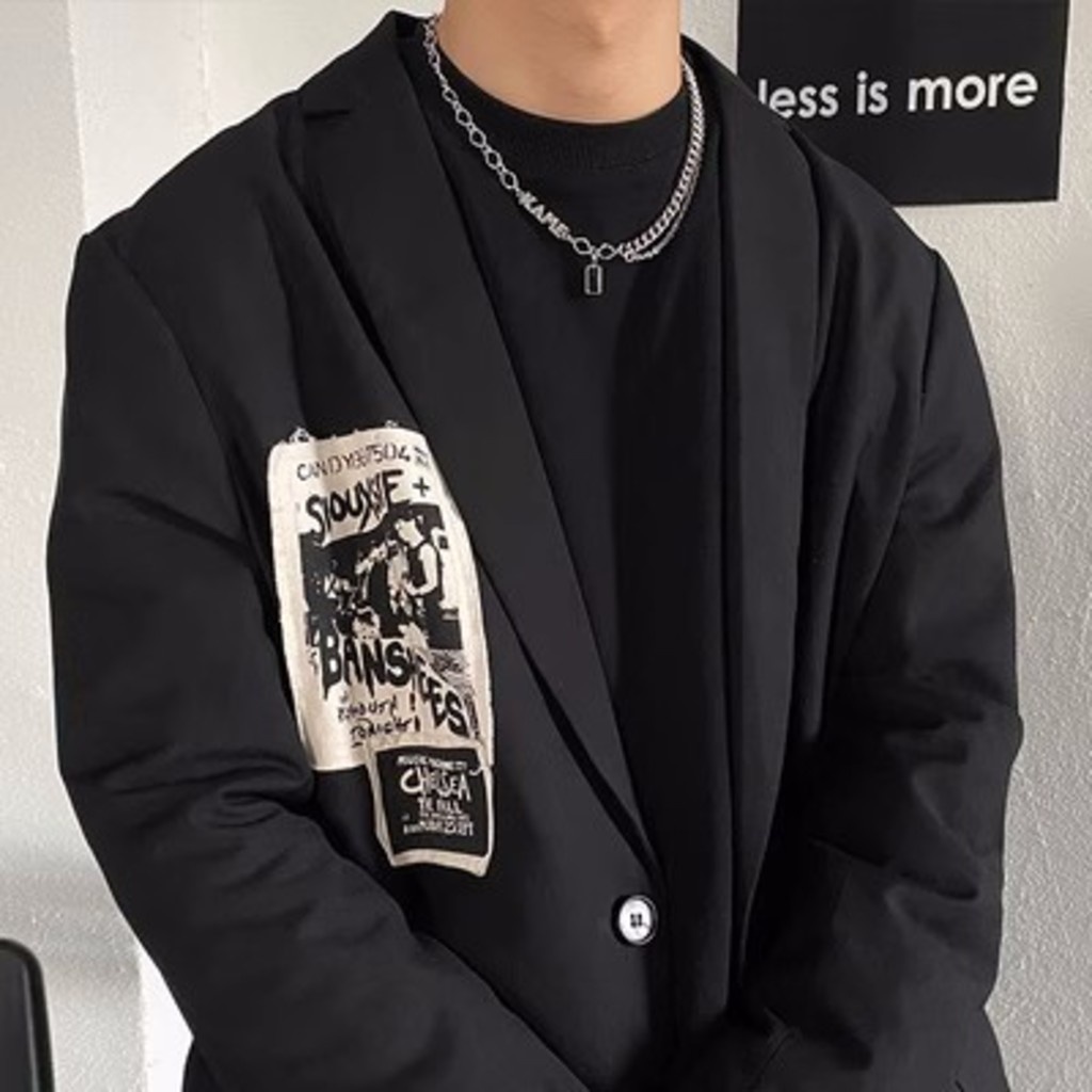 Vòng cổ Hình Chữ Cái Sang Trọng Phong Cách hip hop Đường Phố Cao Cấp