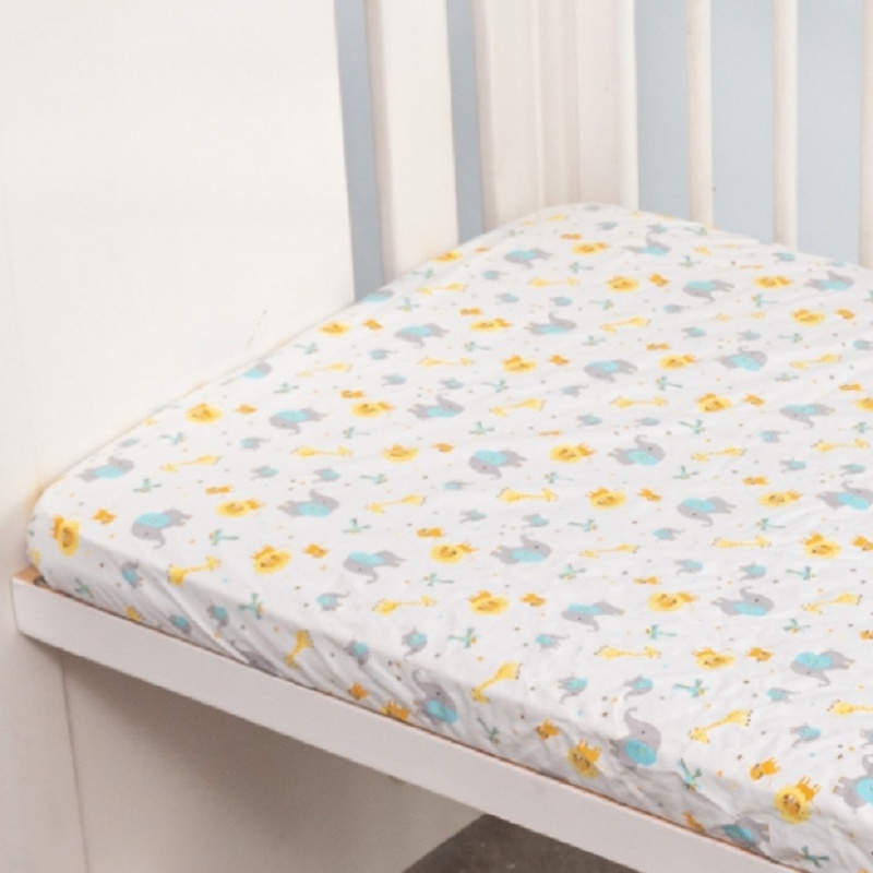 Ga Trải Giường Cotton Họa Tiết Động Vật Hoạt Hình Phù Hợp Cho Cả Bốn Mùa Dành Cho Bé