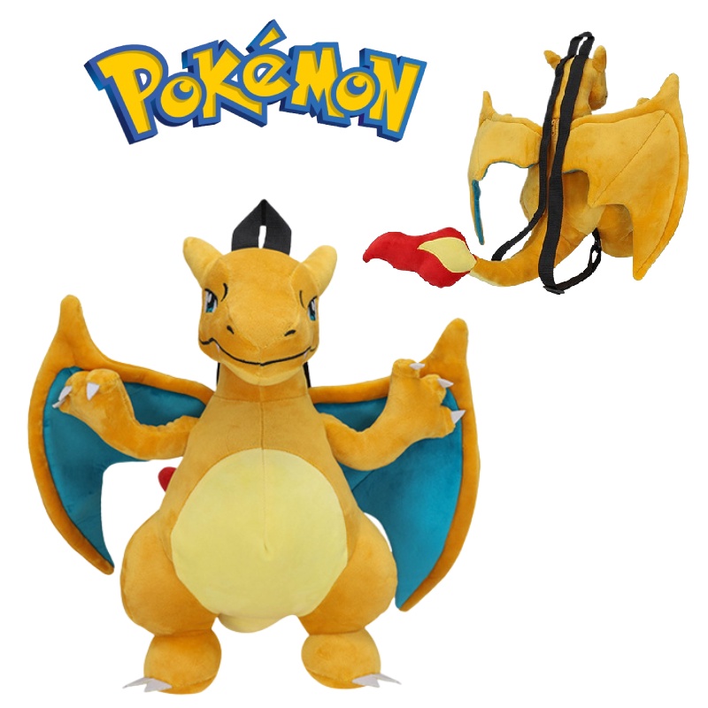 Ba Lô Lông Xù Kiểu Hoạt Hình gengui Và charizard Có Thể Tùy Chỉnh Hoàn Hảo Cho Trẻ Em