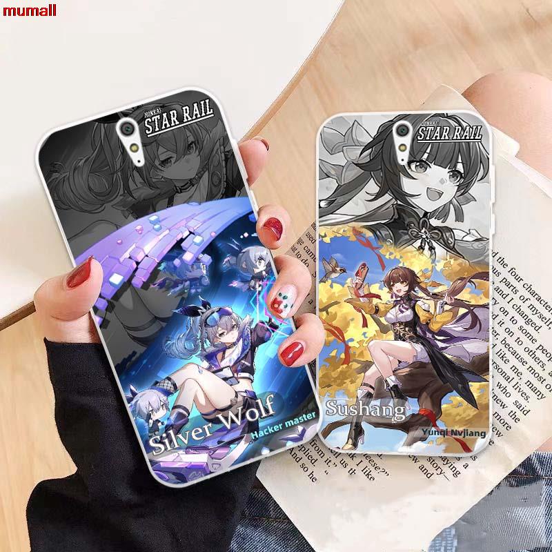Đối với sony xperia c3 c5 m4 l1 l2 xa xa1 xa2 ultra plus x performance honkai star rail ốp lưng điện thoại silverwolf pattern05 ốp lưng silicon tpu mềm