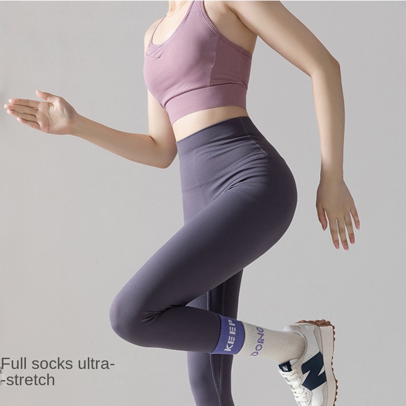Vớ Tập Yoga Co Giãn Chống Trượt In Hình Cá Mập Thời Trang Xuân Hè Cho Nữ