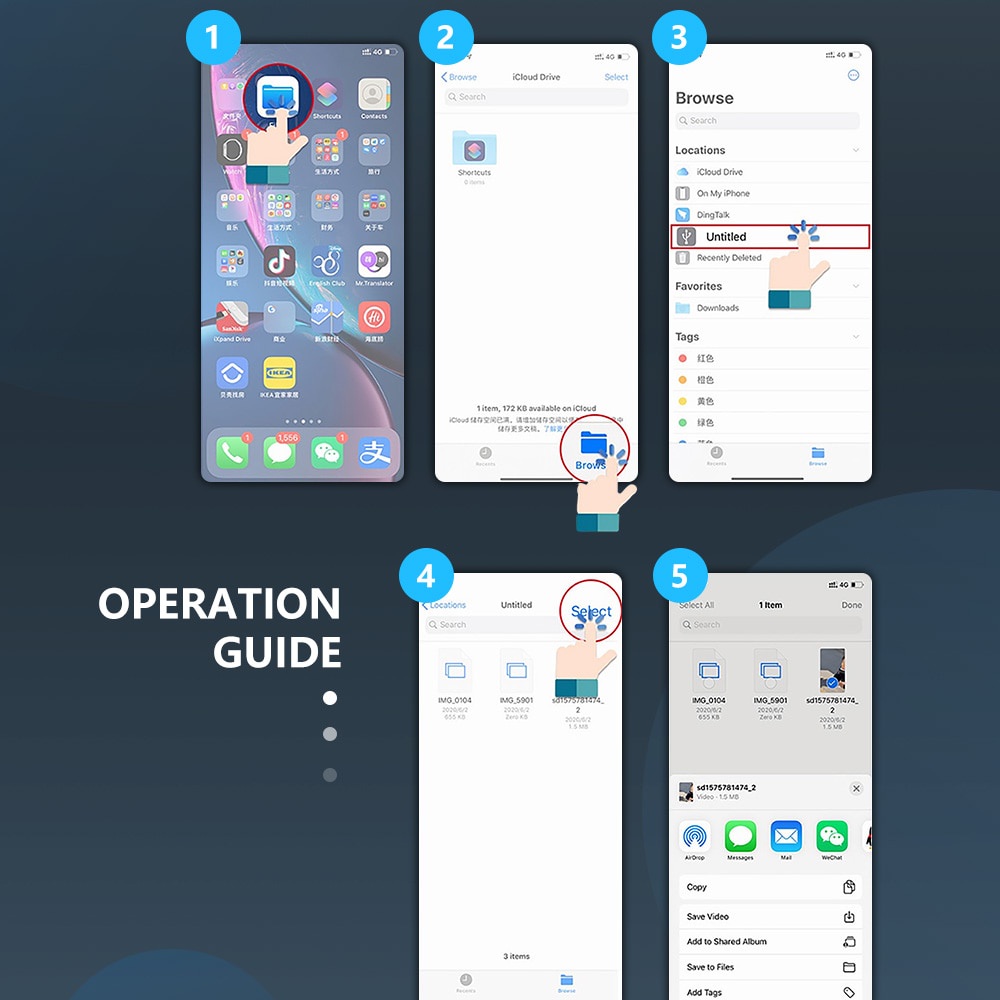 Đầu Đọc Thẻ Nhớ 8Pin OTG Baseus Cho iPhone - 24h