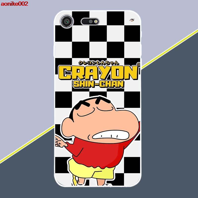 Ốp Điện Thoại TPU Dẻo Họa Tiết Hoạt Hình Cậu Bé Bút Chì Cho Sony Xperia Z3 Z5 XZ1 XZ2 XZ Premium XZ3 XZ4 Compact 02