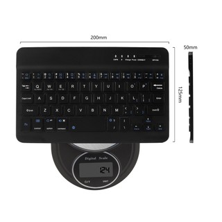 Bàn Phím Bluetooth 3.0 Không Dây Mini 7 / 8 Inch Cho IOS Android Tablet PC Windows IPad