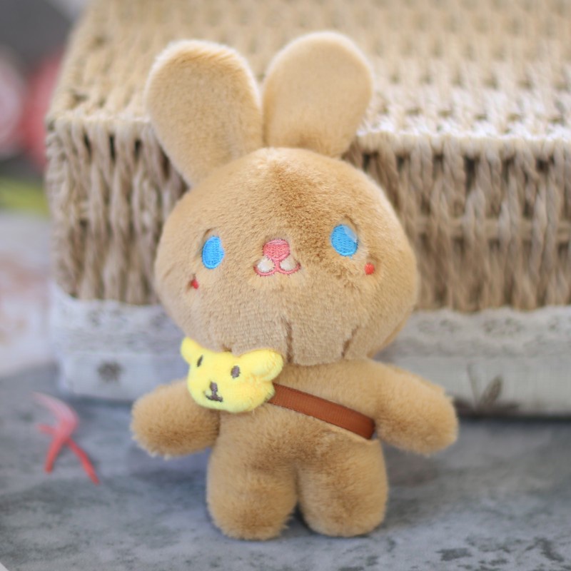 Móc Khóa Thỏ Nhồi Bông Dễ Thương 12cm