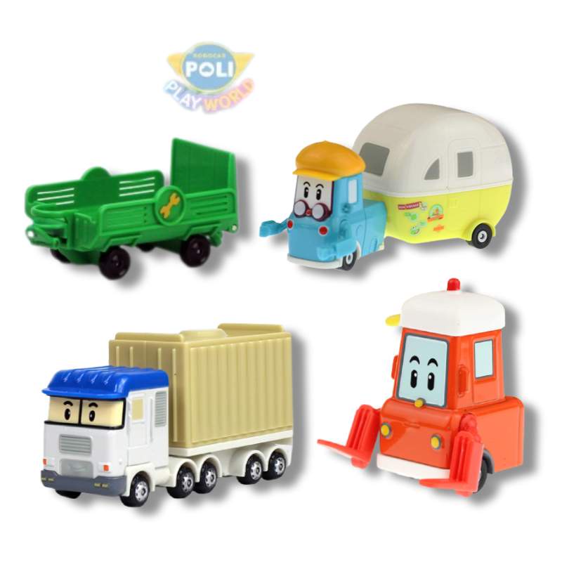 Mới Mô Hình Đồ Chơi Xe Robocar Poli Hoạt Hình Bằng Hợp Kim Dành Cho Trẻ