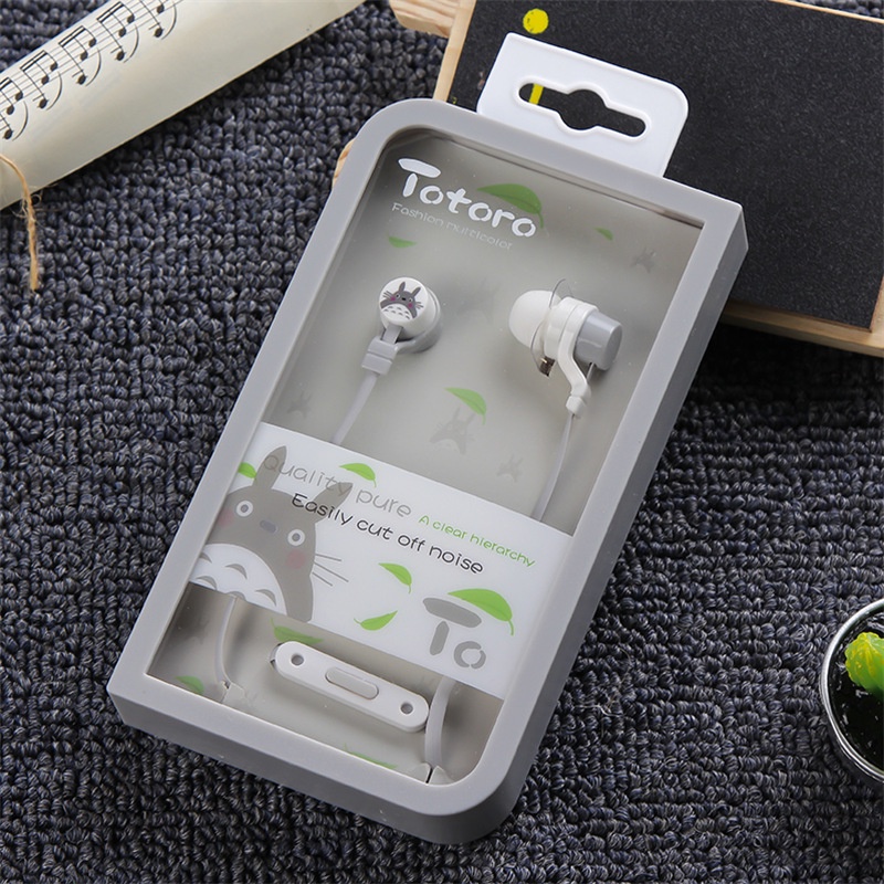 Tai Nghe Hoạt Hình Dễ Thương Có Dây Âm Thanh Nổi Chất Lượng Cao