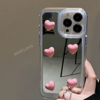 Ốp Điện Thoại Silicon Mềm Hình Trái Tim 3D Cho iPhone 11 12 13 14 Pro MAX Mini X XR XS MAX 7 8 Plus SE 2020 14plus