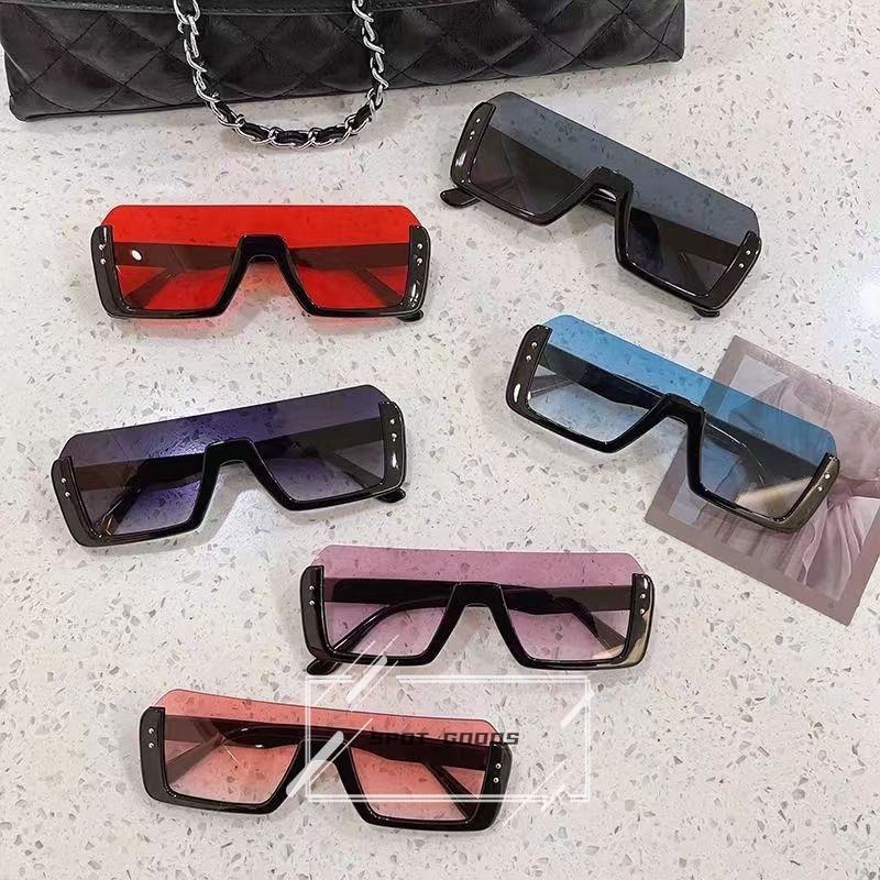 Kính Mát Nửa Gọng Nhiều Màu Sắc Thời Trang