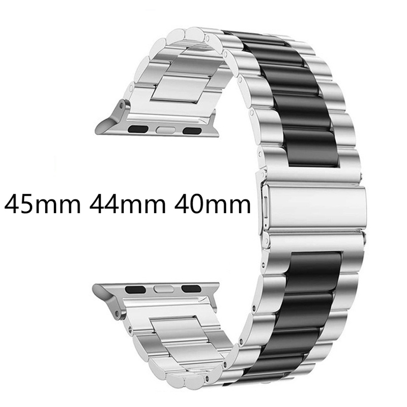 YIFILM Dây đeo bằng thép không gỉ cho iWatch Series 8 7 6 Se 45mm 44mm 40mm