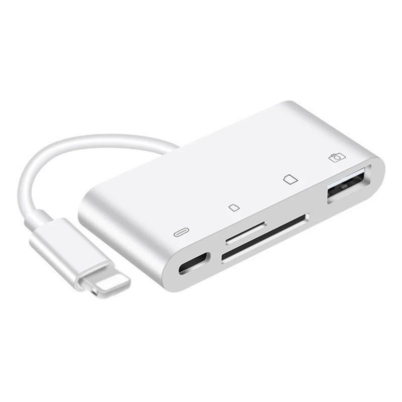 Đầu Đọc Thẻ Nhớ OTG 4 Trong 1 Cho iPhone 14 13 12 X