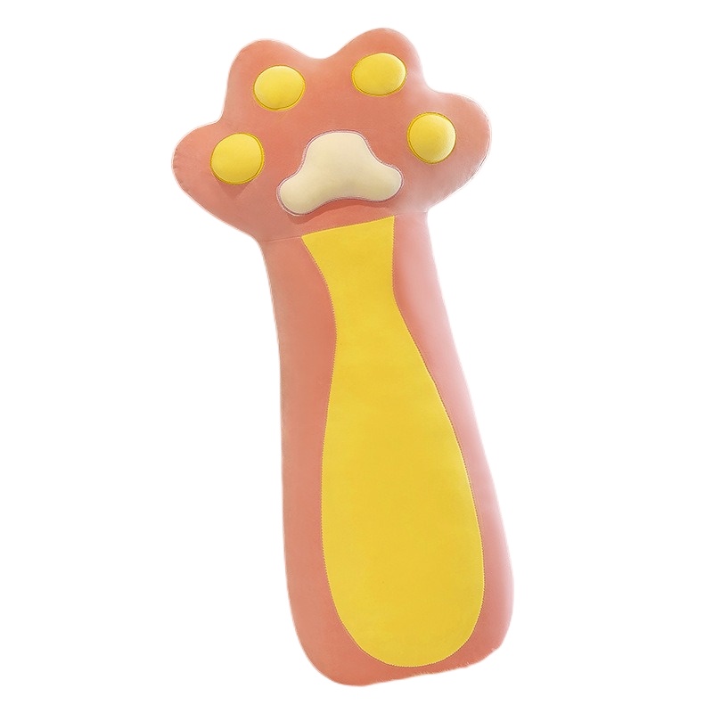 Gối Ôm Nhồi Bông Dáng Dài Kiểu Hoạt Hình Chân Mèo Đáng Yêu