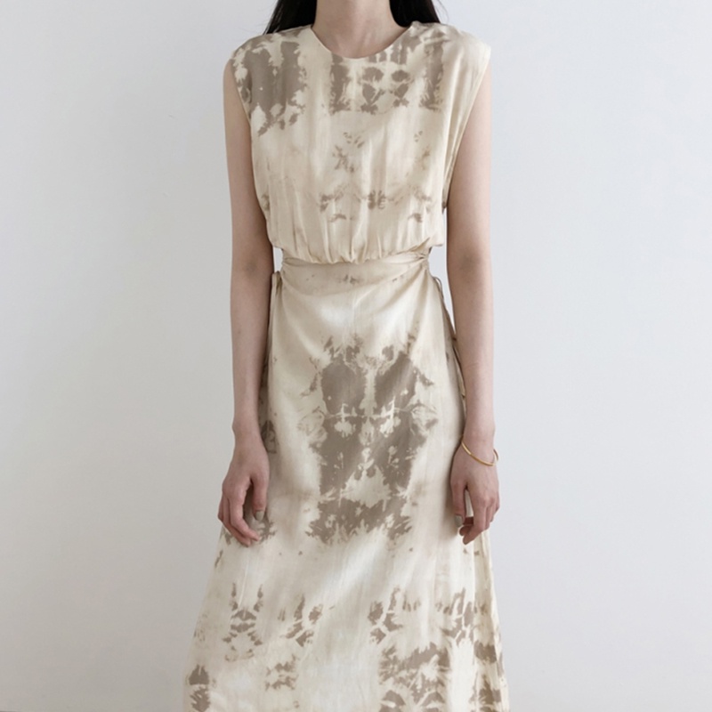 Đầm Sát Nách Lưng Vừa Thiết Kế Dây Rút Không Eo 62851