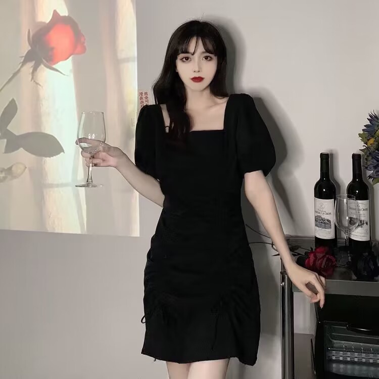 LENBACH đầm ôm phong cách hàn quốc