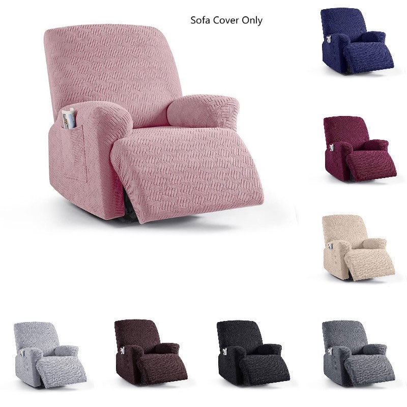 Vỏ Bọc Ghế Sofa Đơn Co Giãn In Họa Tiết Nhiều Màu Sắc Có Sẵn