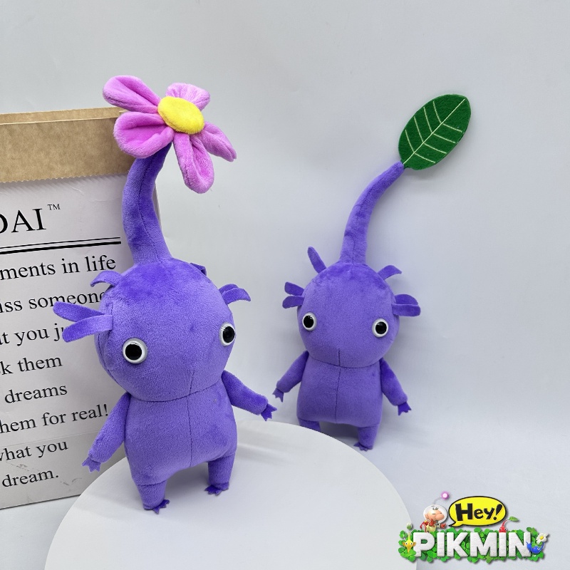 HYC Humey Búp Bê Nhồi Bông Pikmin All-Star Mềm Mại Màu Vàng Đỏ Xanh Dương Hoa Lá Bud Đáng Yêu Trang Trí Phòng Trẻ Em
