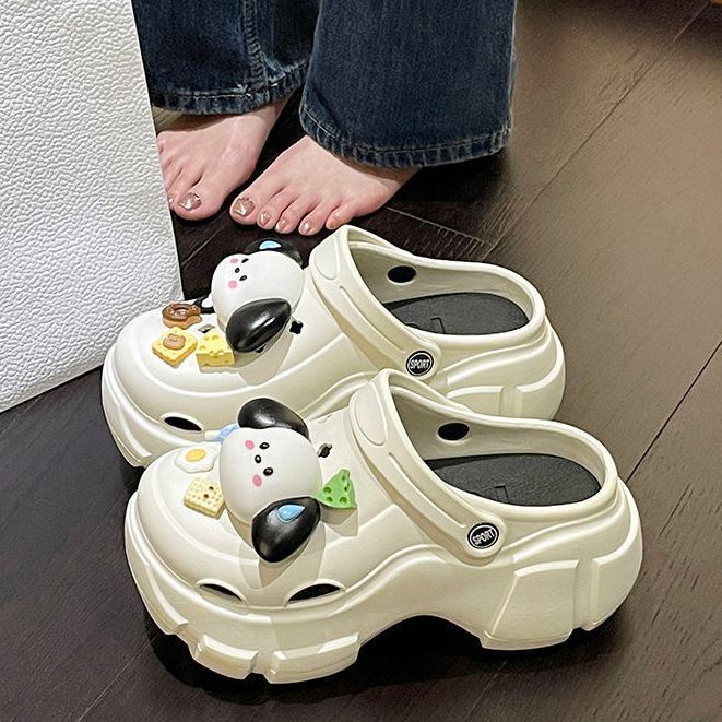 JISAILUN dép nữ dép sandal nữ dép cross dép bánh mì nữ 2023 NEW JUN0207