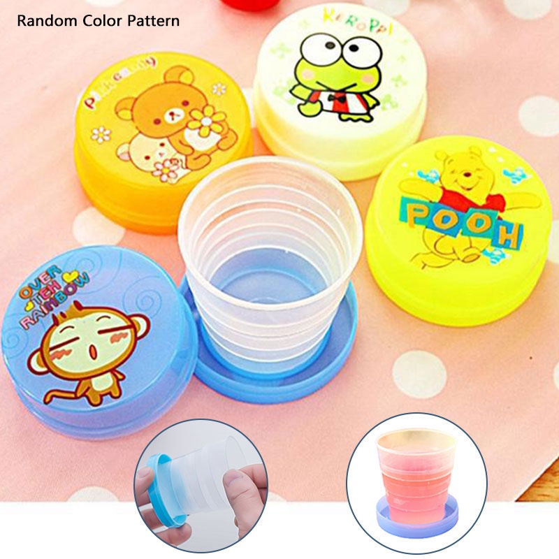 Cốc Uống Nước Gấp Gọn Linh Hoạt Không bpa Dễ Vệ Sinh Cho Cắm Trại