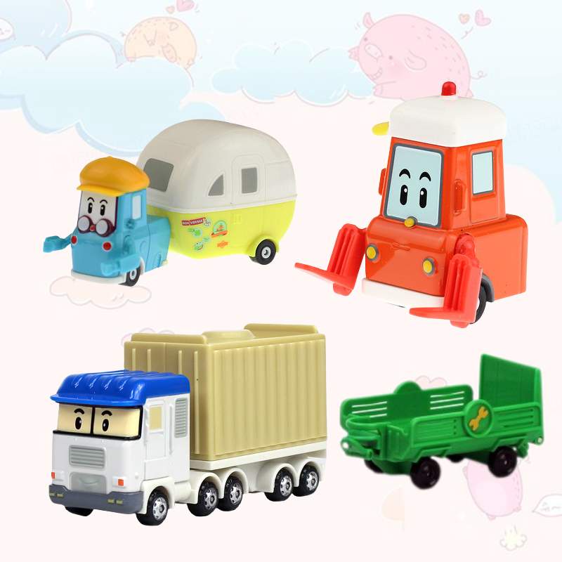 Mới Mô Hình Đồ Chơi Xe Robocar Poli Hoạt Hình Bằng Hợp Kim Dành Cho Trẻ