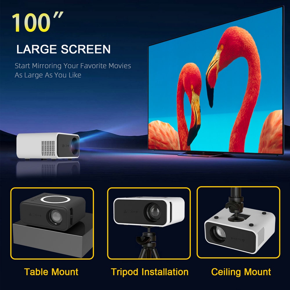 Máy Chiếu Mini YT300 Tại Nhà Mới