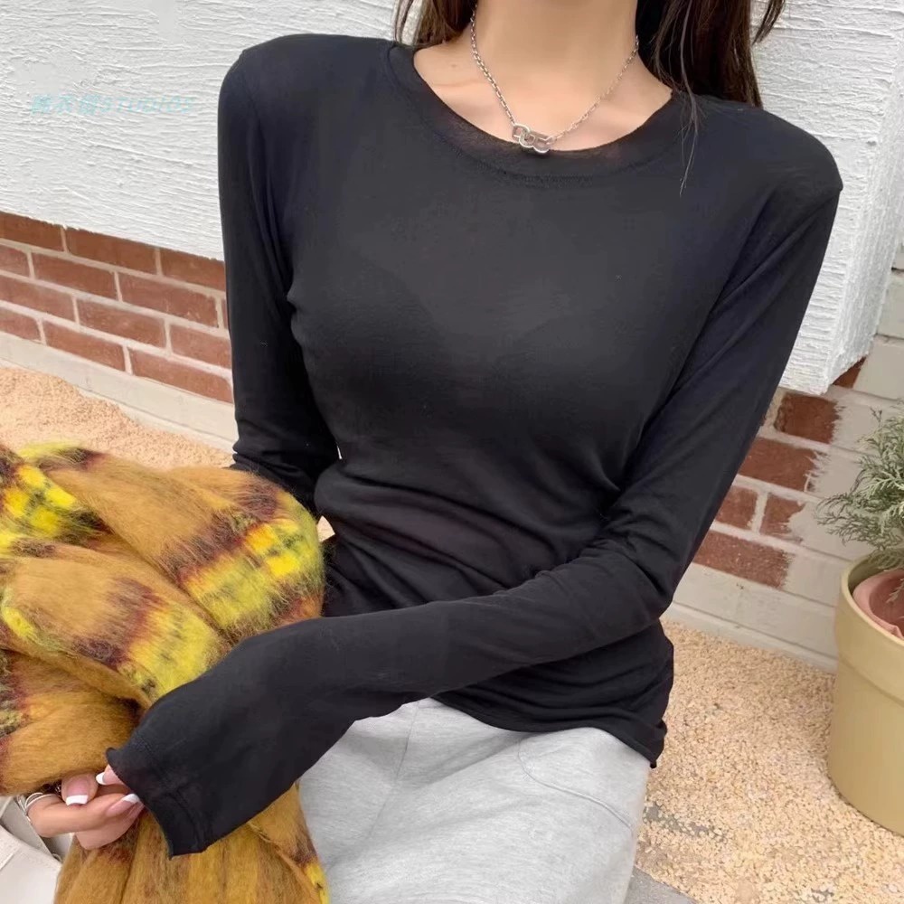 66152 lightweight thoải mái long-sleeved t-shirt sunscreen top