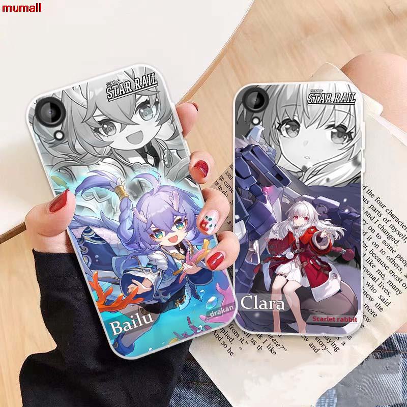 For htc desire u11 x9 10 pro evo honkai star rail phone case clara pattern01 ốp lưng điện thoại silicon mềm