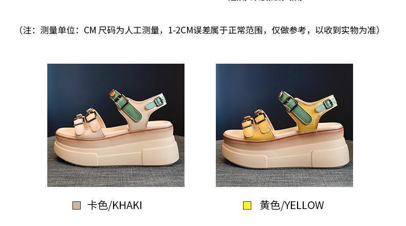 ✨Giày Sandal Đế Dày Thời Trang Mùa Hè 2023 Dành Cho Nữ