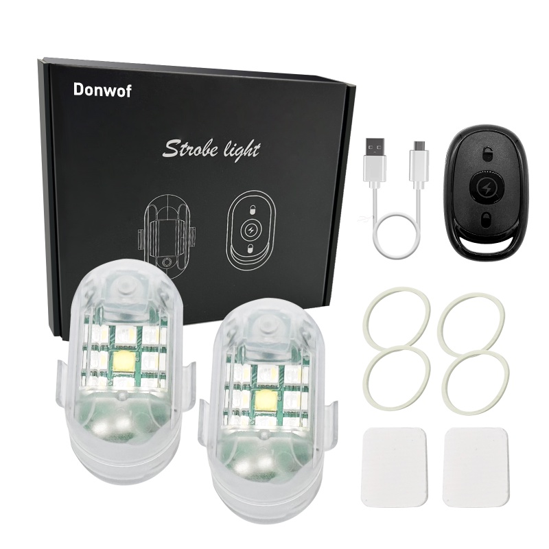 Đèn Led Nhấp Nháy Không Dây Chống Va Chạm Chống Thấm Nước Có Điều Khiển Từ Xa Cho Xe Đạp