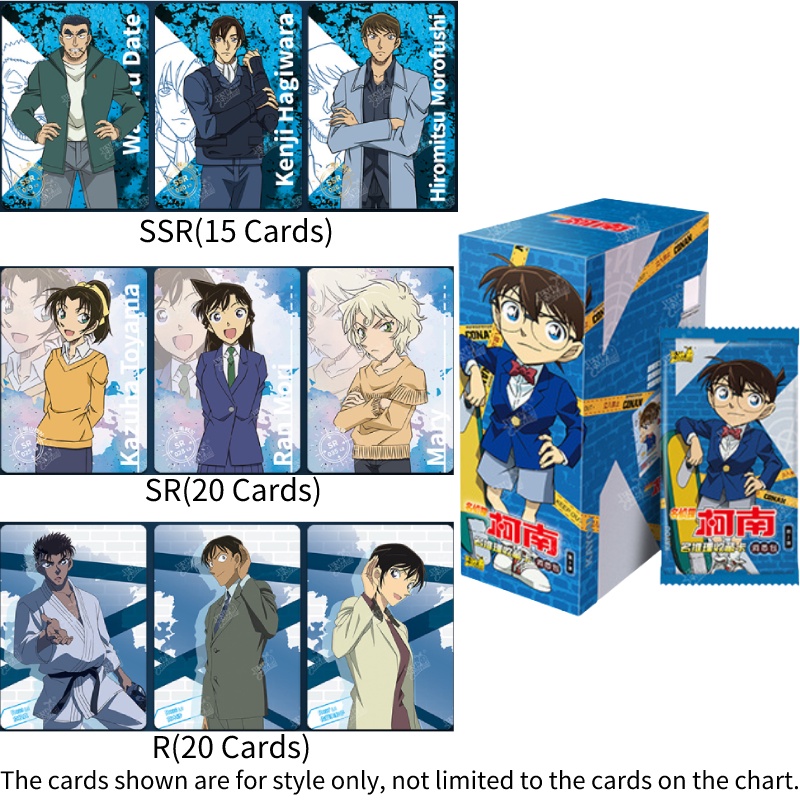 Bộ 12, 24, 36, 60, 108 Thẻ Hình Conan Nhiều Màu Sắc