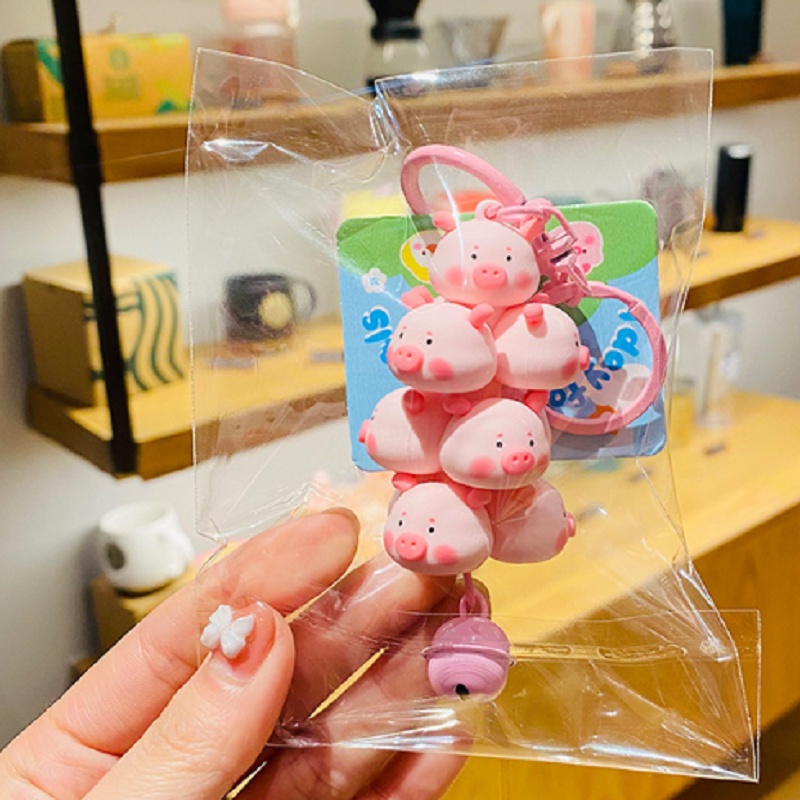 Móc Khóa Nhựa PVC Hình Động Vật Hoạt Hình Dễ Thương