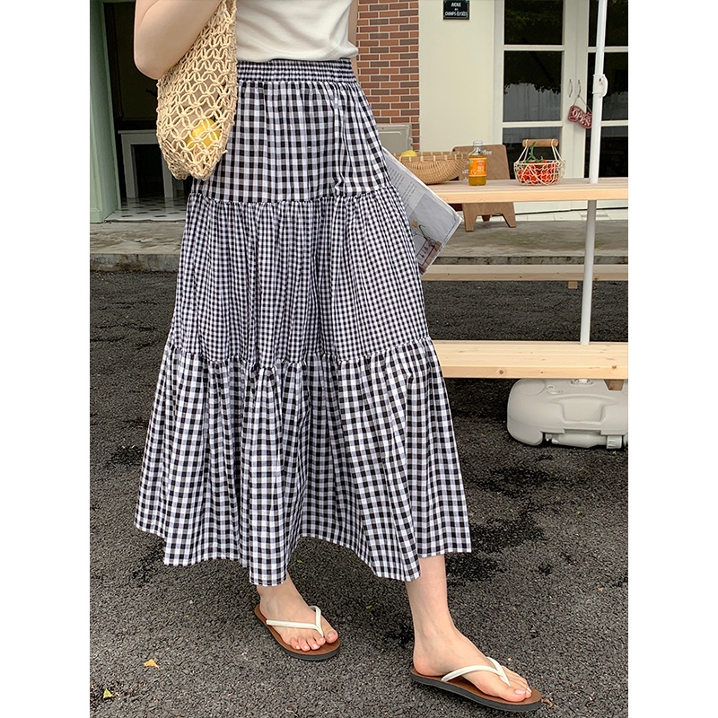 63512 Váy Kẻ Sọc Lưng Thun Mùa Hè