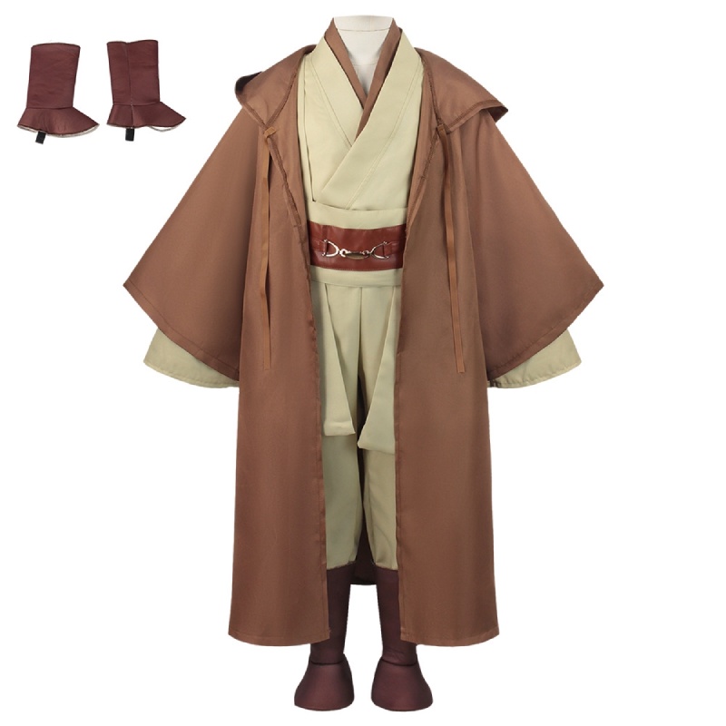 Anime star wars jedi knight cosplay outfit trang phục halloween party cho trẻ em bé trai cô gái
