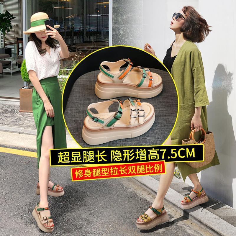 ✨Giày Sandal Đế Dày Thời Trang Mùa Hè 2023 Dành Cho Nữ