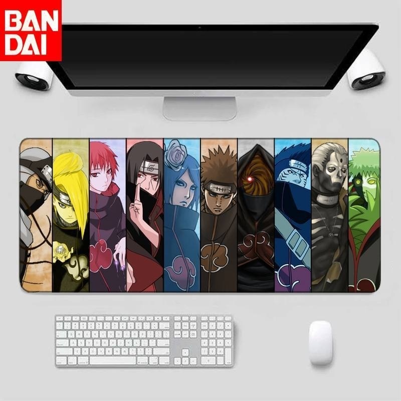 Tấm Lót Chuột Và Bàn Phím Chơi Game Lớn Bằng Cao Su PC Hình Naruto Dành Cho PC