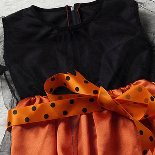 Đầm Hoá Trang Phù Thuỷ Dịp halloween Cho Bé Gái