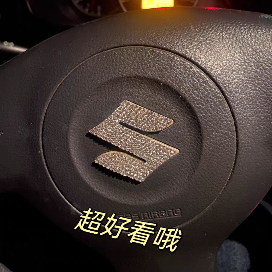 SUZUKI Logo Đính Đá Trang Trí Xe Hơi Kai Yue Vetra Tianyu Swift