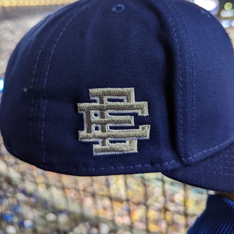 Eric Emanuel Mũ Lưỡi Trai Chống Nắng Ba Chiều Thêu Họa Tiết Có Thể Điều Chỉnh Kích Cỡ