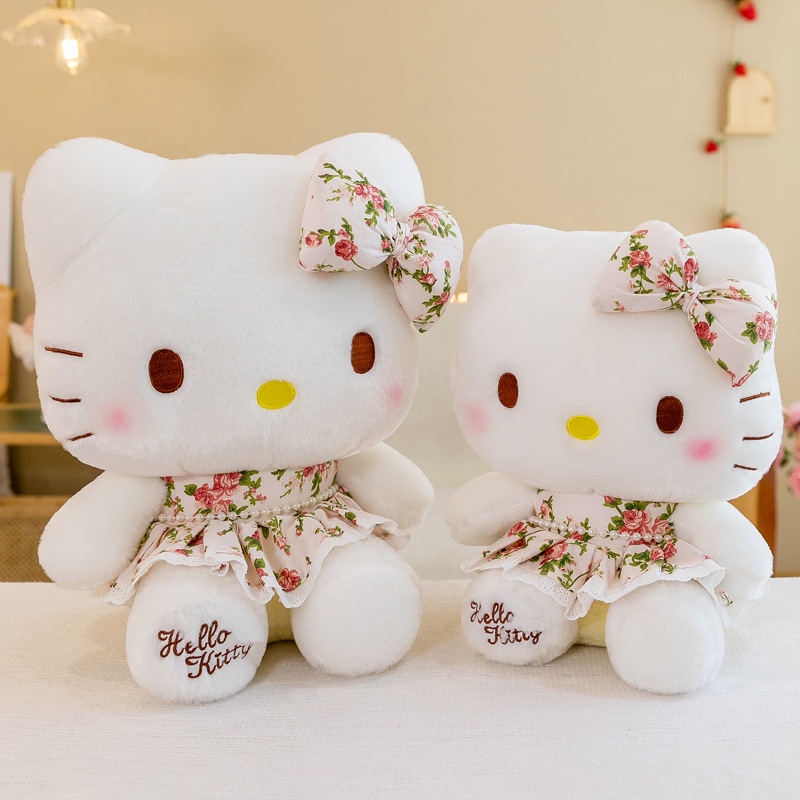 Đồ chơi nhồi bông Hình Mèo Hello kitty Đáng Yêu