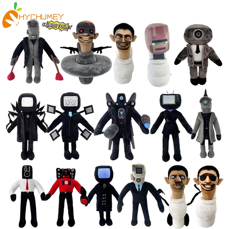 HYC Humey Skibidi Toilet Nhồi Bông Dùng Làm Đạo Cụ Trò Chơi Truyện Tranh