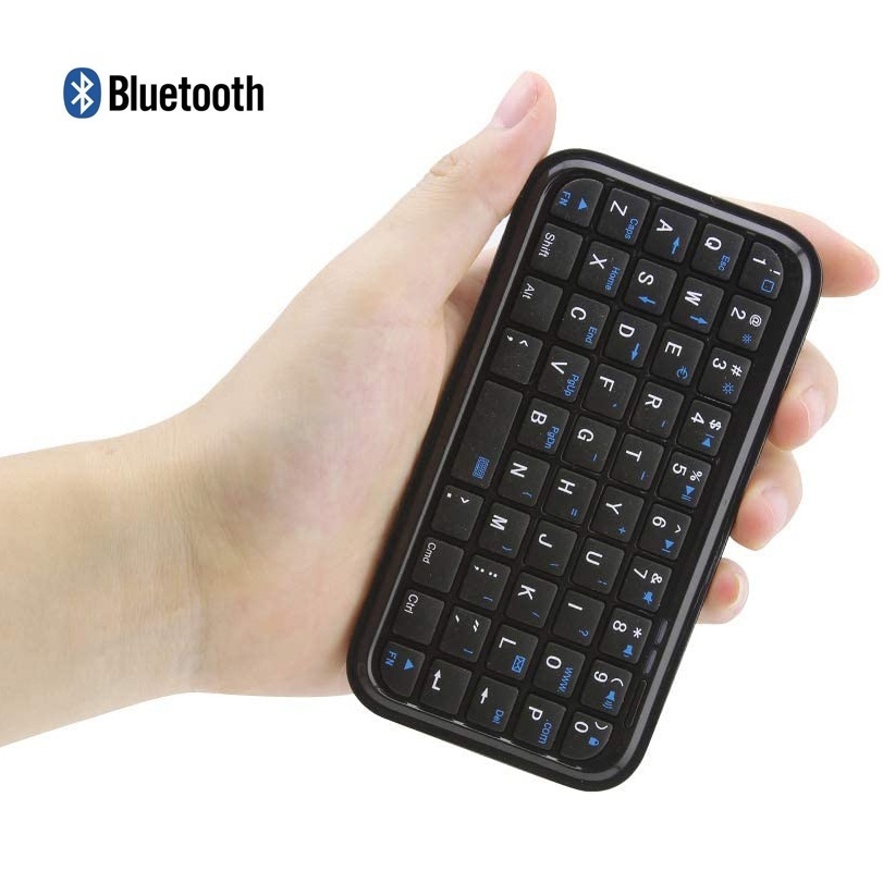 Bàn Phím Bluetooth 3.0 49 Phím Không Dây Màu Đen Sạc Lại Được Cho Máy Tính Bảng / Laptop / iPad