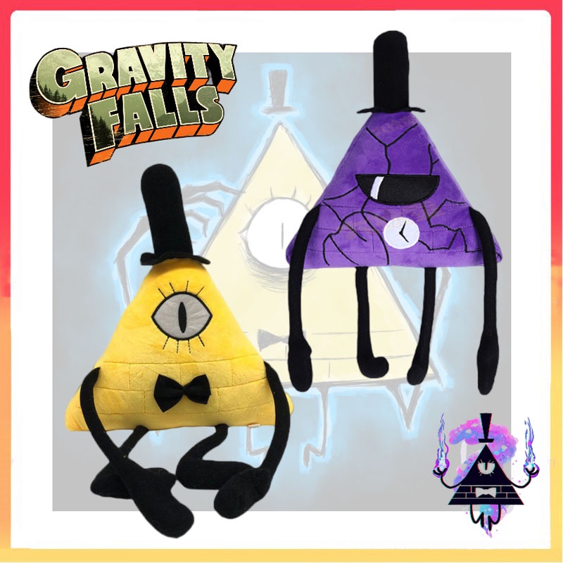 Đồ Chơi Nhồi Bông Hình Hoạt Hình Gravity Falls Bill Cipher 28CM